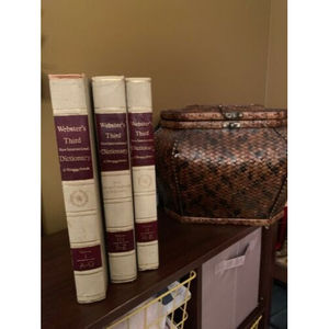 Webster's Third New International Dictionary with Seven Language 1966 Vintage